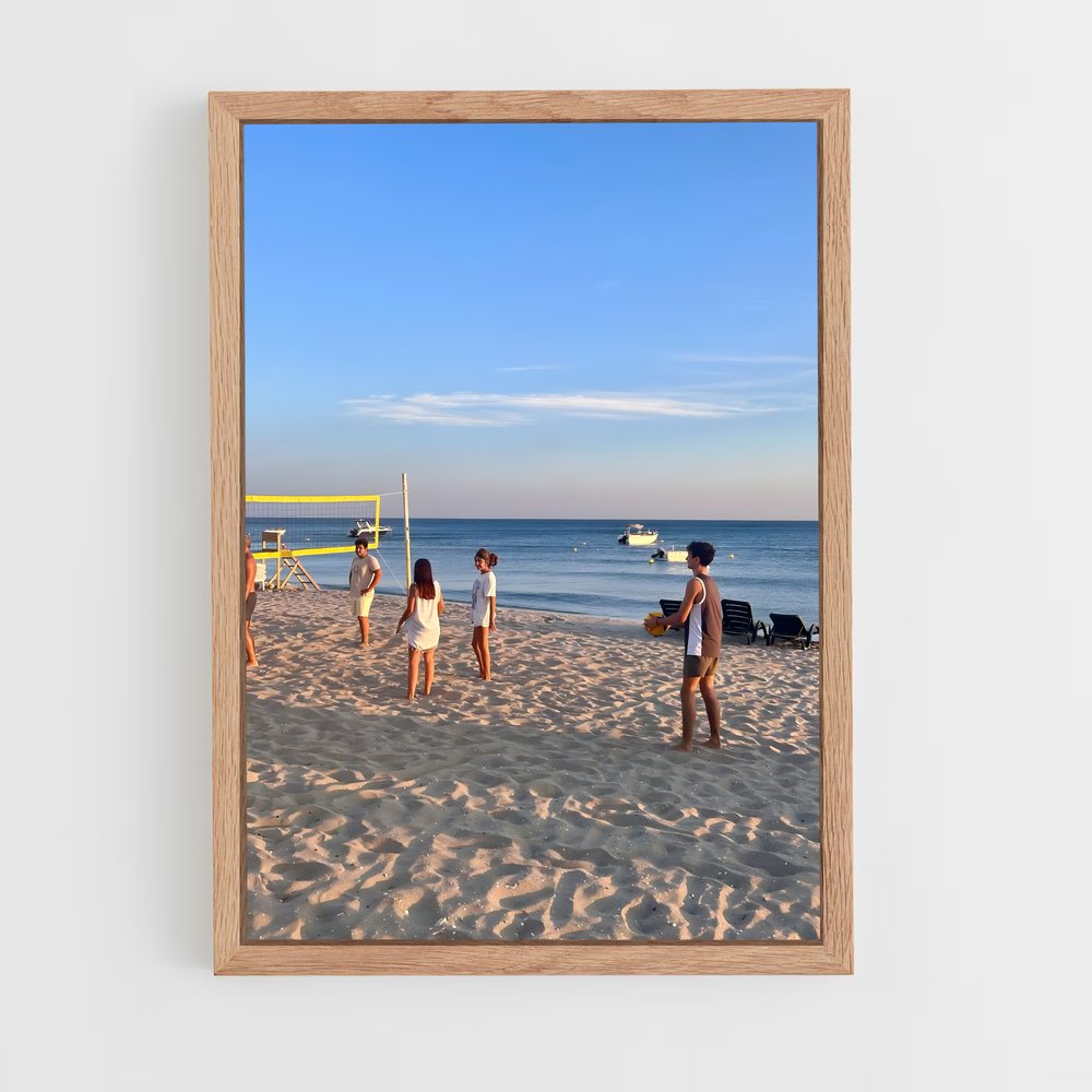 Poster Beach Volley Fever – affiche Beach-volley (vue 4)